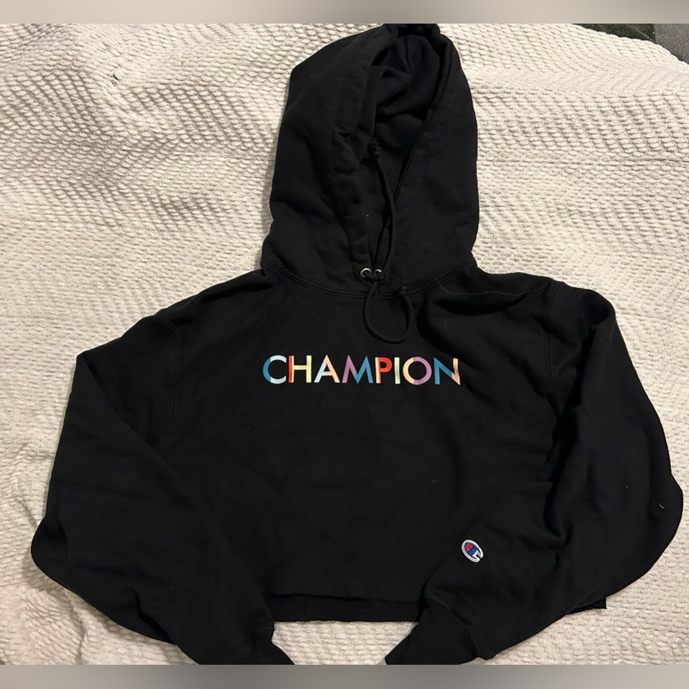 Champion, crop top hoodie